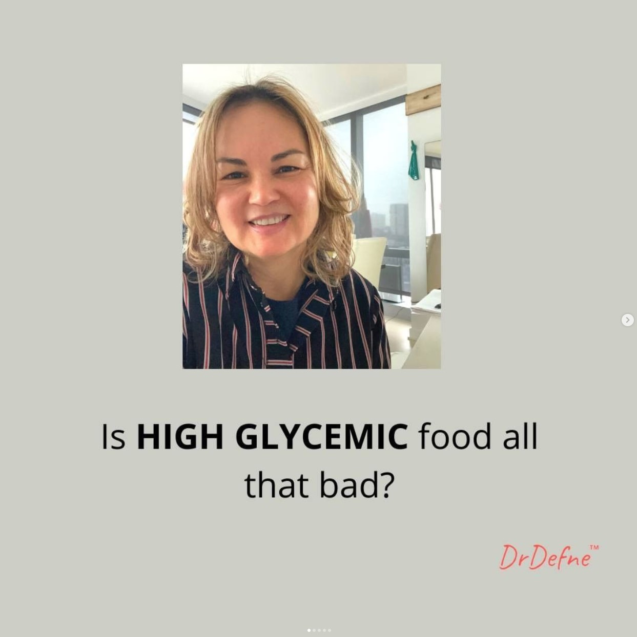 Is High Glycemic Food All That Bad? - DrDefne